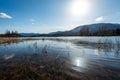 View of amazing lake CerknicaÃÂ in Slovenia - CerkniÃÂ¡ko jezero Royalty Free Stock Photo